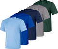 Men's Sport Quick-Dry T-Shirt 4-Pack, Moisture-Wicking, Sun Protection Performance Shirts
