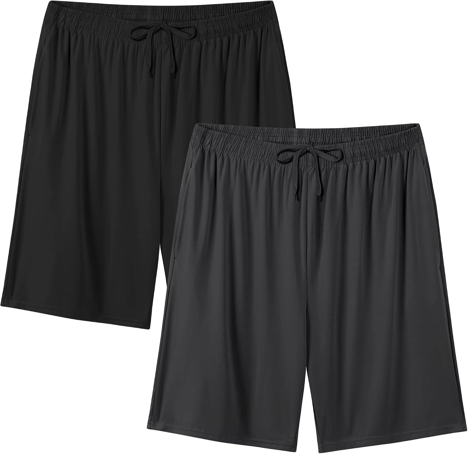 Men's Athletic Shorts Quick Dry Workout Gym Basketball Mens Shorts, 2-Pack Breathable Running Shorts with Pockets