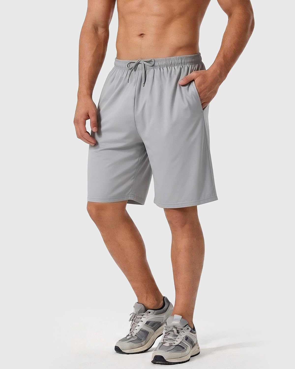 Men's Athletic Shorts Quick Dry Workout Gym Basketball Mens Shorts, 2-Pack Breathable Running Shorts with Pockets
