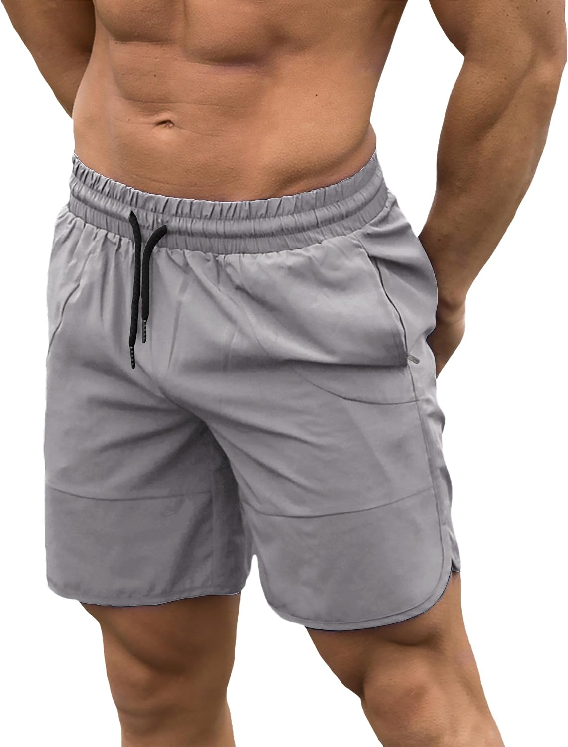 2 Pack Mens Athletic Shorts Quick Dry Lightweight Running Workout Lightweight Sports Gym Shorts
