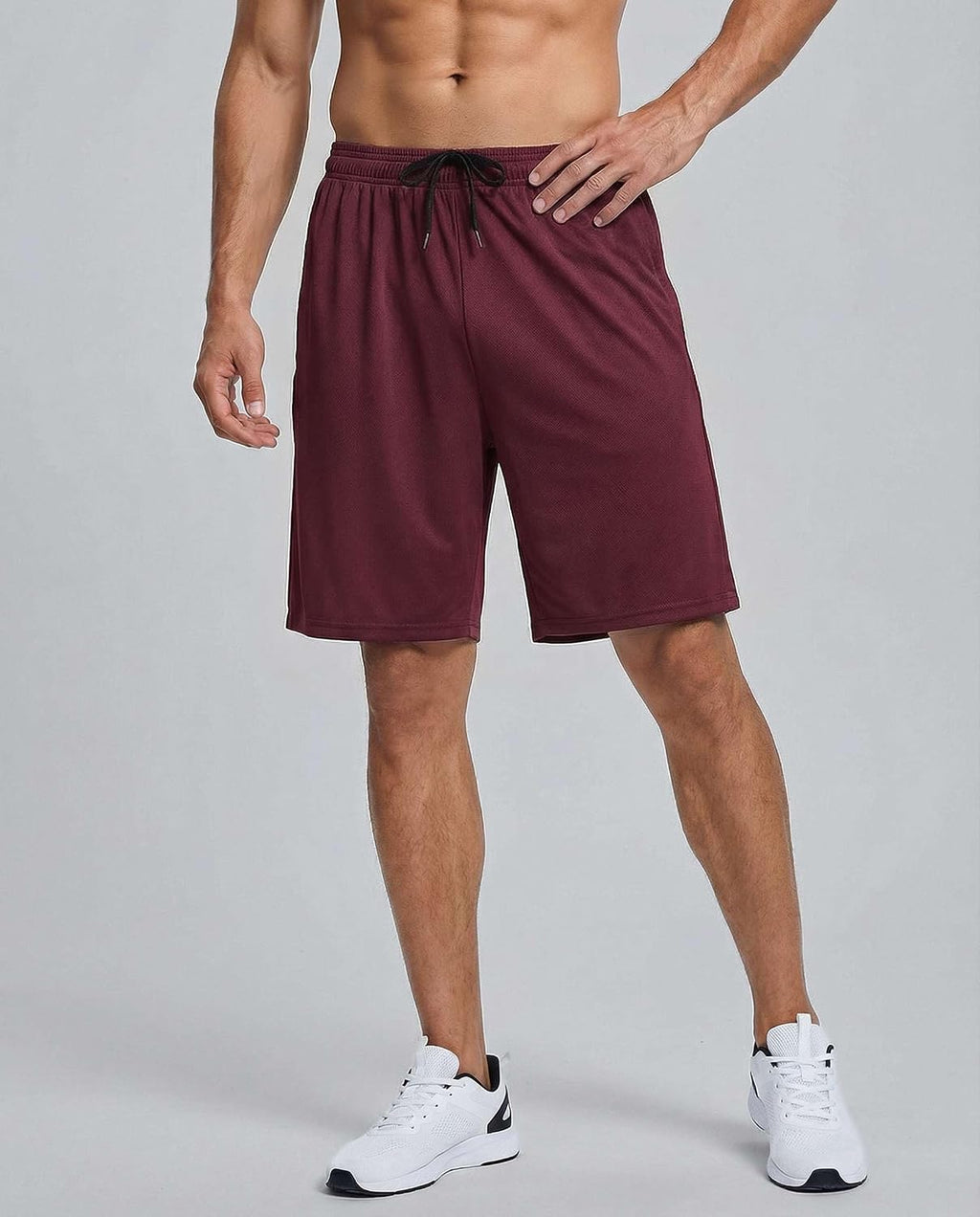 Men’s 5 Pack: 9" Dry-Fit Shorts – Athletic Gym, Workout, Basketball, Running, Casual Lounge Active Pockets