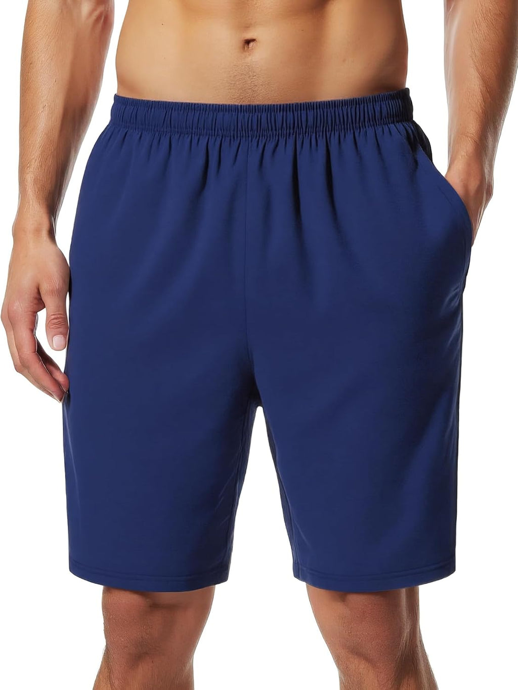 Men's Athletic Shorts 9'' Quick Dry Workout Running Shorts Lightweight Sports Gym Basketball Shorts with Pockets