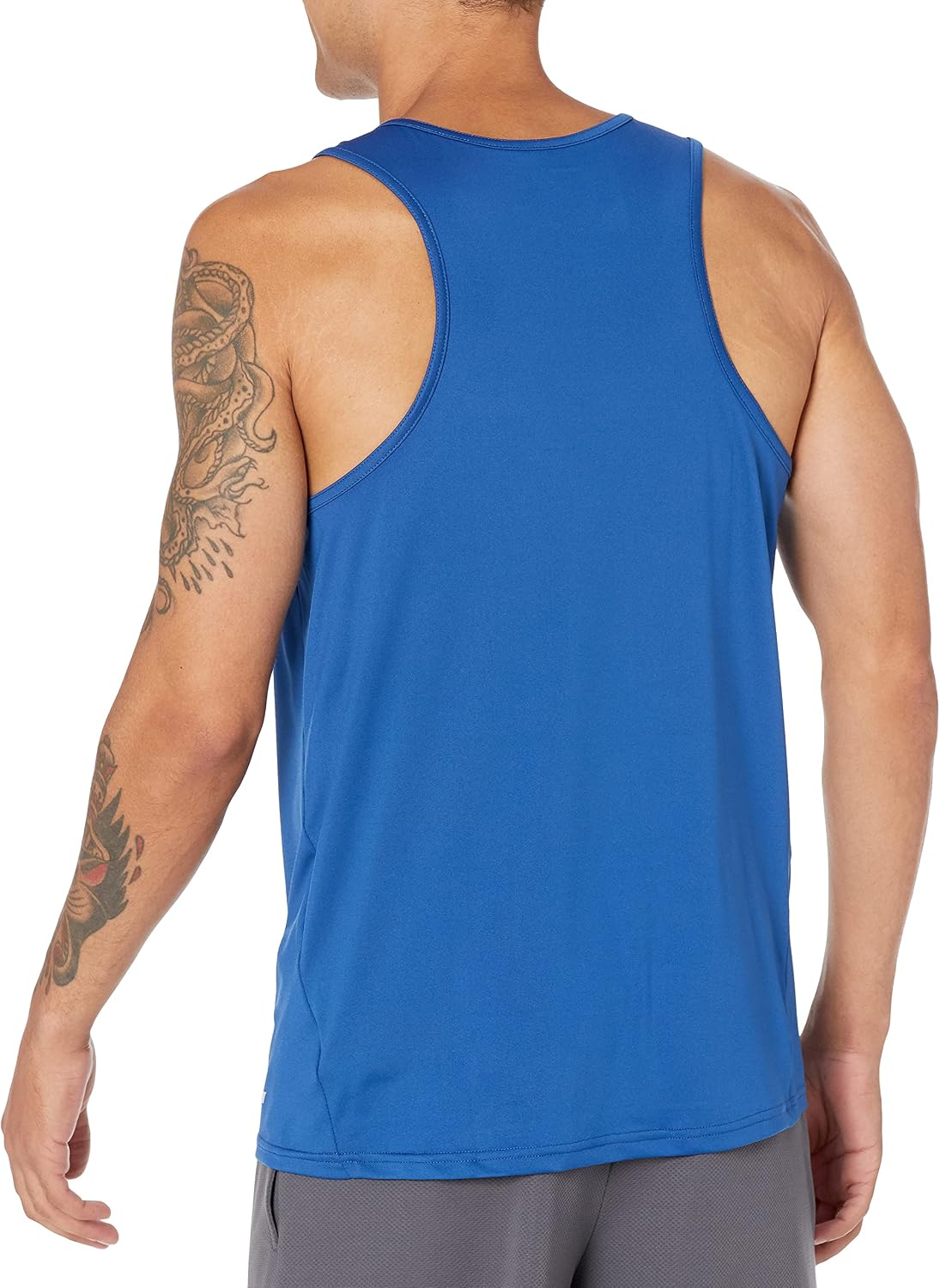Men's Quick Dry Tech Stretch Active Sleeveless Gym Tank Top Workout Shirt