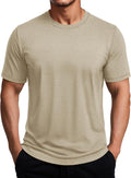 Mens Workout Shirts Dry Fit Athletic Short Sleeve Tshirts Moisture Wicking Gym Running Performance Shirt