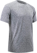 Workout Shirts for Men, Moisture Wicking Quick Dry Active Athletic Men's Gym Performance T Shirts